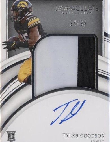 2022 Panini Immaculate Collection Collegiate Tyler Goodson #64