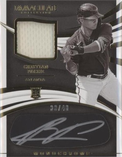 2021 Panini Immaculate Collection - Cristian Pache #MJ-CP