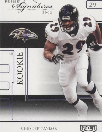 2002 Playoff Prime Signatures Chester Taylor #100
