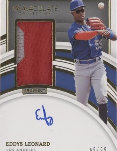 2022 Panini Immaculate Collection - Eddys Leonard #PPA-EL