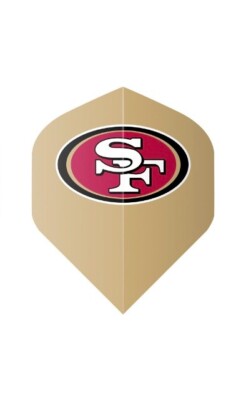 San Fransisco 49ers Dart Flight Set  x3