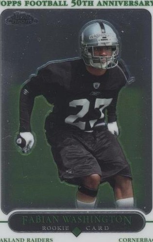 2005 Topps Chrome Fabian Washington #215