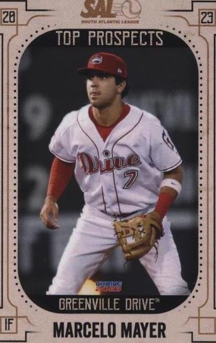 2023 Choice South Atlantic League Top Prospects - Marcelo Mayer #11