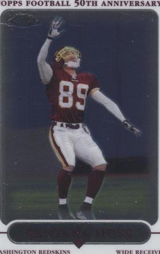 2005 Topps Chrome Santana Moss #28