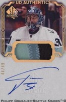2021-22 SP Authentic - Philipp Grubauer #UDA-PG
