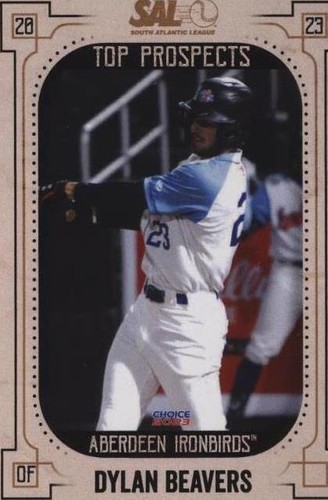 2023 Choice South Atlantic League Top Prospects - Dylan Beavers #16