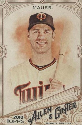 2018 Topps Allen & Ginter - Joe Mauer #306