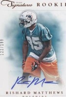 2012 Panini Prime Signatures Rishard Matthews #218