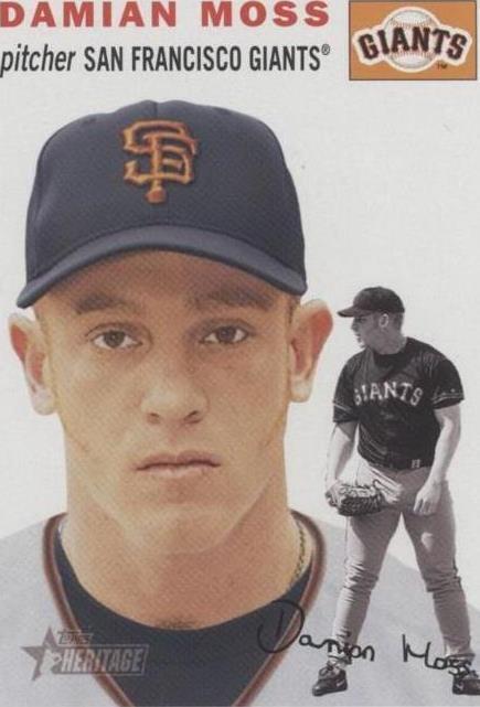 2003 Topps Heritage - Damian Moss #28