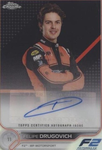 2022 Topps Chrome Formula 1 - Felipe Drugovich #CAC-FD