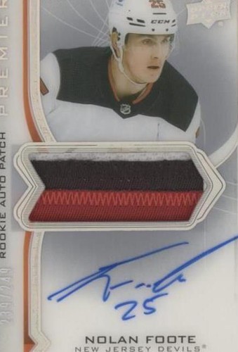 2020-21 Upper Deck Premier - Nolan Foote #AR-NF