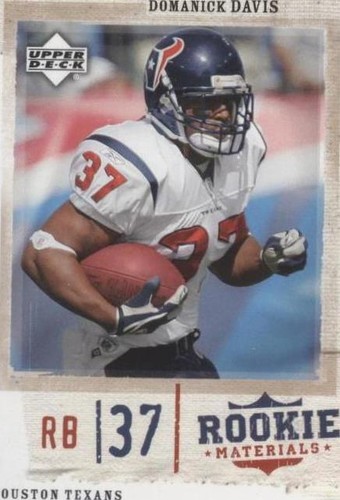 2005 Upper Deck Rookie Materials Domanick Davis #35
