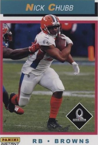 2021 Panini Instant NFL Nick Chubb #PB4