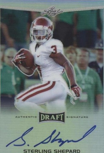 2016 Leaf Metal Draft Sterling Shepard #BA-SS1