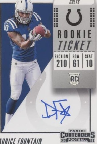 2018 Panini Contenders Daurice Fountain #137