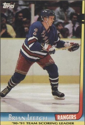 1991-92 Topps - Brian Leetch #4
