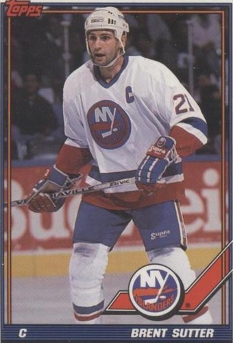 1991-92 Topps - Brent Sutter #165