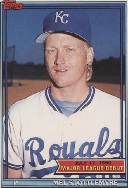 1990-91 Topps debut en Grandes Ligas 1990 - Mel Stottlemyre #150
