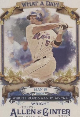 2017 Topps Allen & Ginter - David Wright #WAD-55