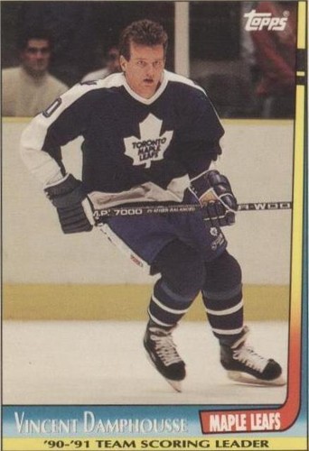 1991-92 Topps - Vincent Damphousse #9