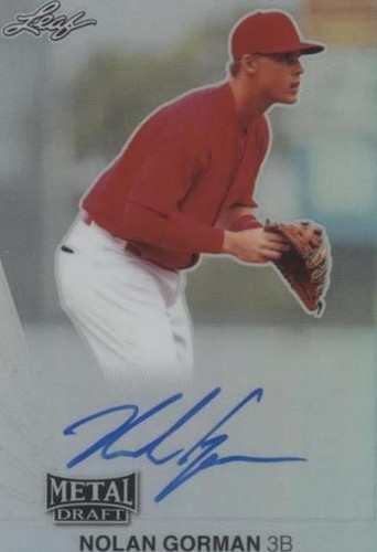 2019 Leaf Metal Draft - Nolan Gorman #LT-NG1