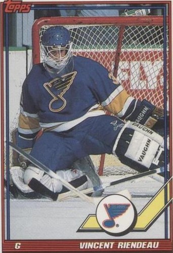 1991-92 Topps - Vincent Riendeau #370
