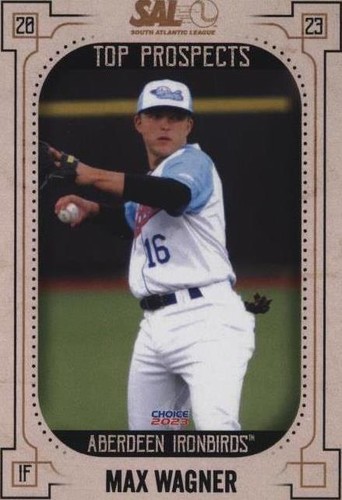 2023 Choice South Atlantic League Top Prospects - Max Wagner #18