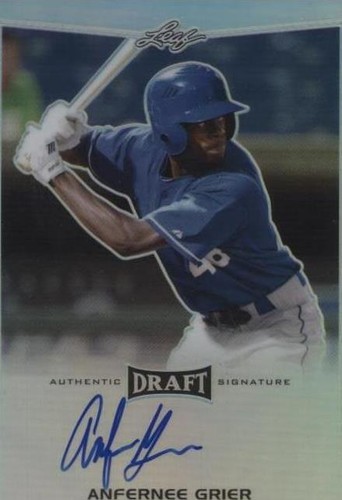 2016 Leaf Metal Draft - Anfernee Grier #BA-AG1