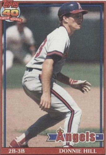 1991 Topps - Donnie Hill #36