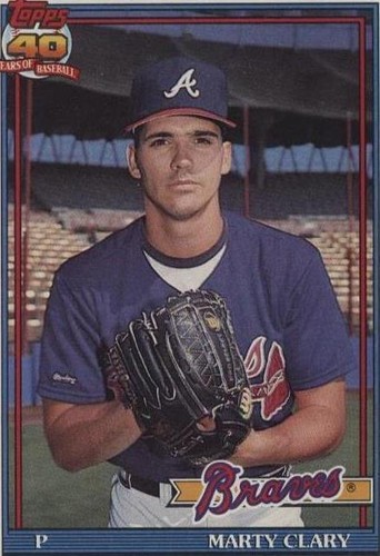 1991 Topps - Marty Clary #582