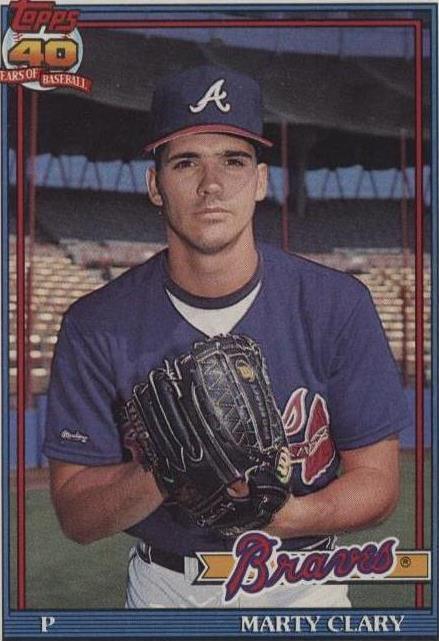 1991 Topps - Marty Clary #582