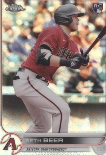 2022 Topps Chrome Logofractor Edition - Seth Beer #93