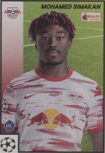 2021-22 Topps Merlin's Heritage 97 UCL Mohamed Simakan #67