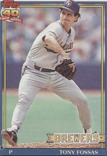1991 Topps - Tony Fossas #747