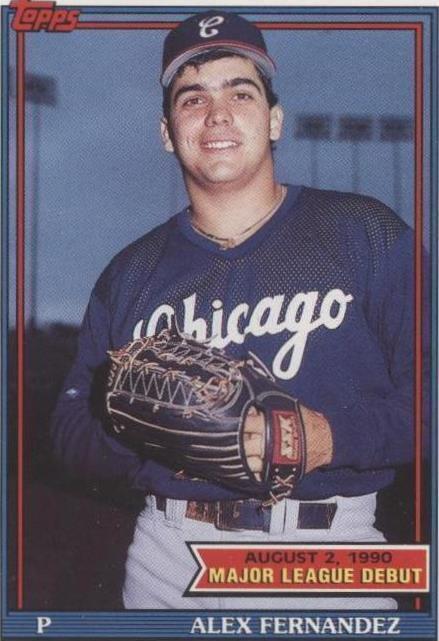 1990-91 Topps debut en Grandes Ligas 1990 - Alex Fernández #48