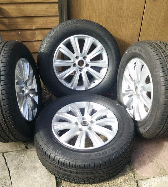 SET OF 4 VW Volkswagen 18" Amarok Durban Highline Alloy wheels with NEW