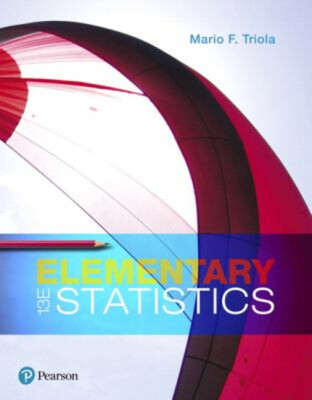 Elementary Statistics Hardcover Mario Triola