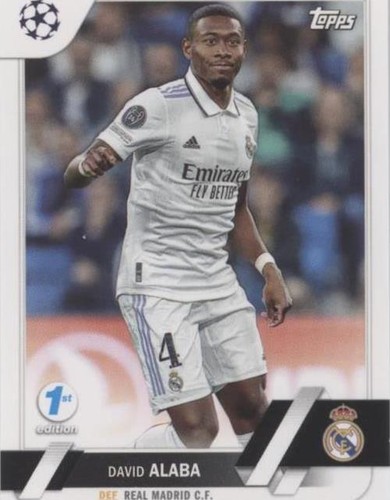 2022-23 Topps UEFA Club Competitions 1st Edition David Alaba #82