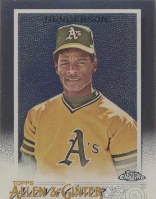 2020 Topps Allen & Ginter Chrome - Rickey Henderson #35