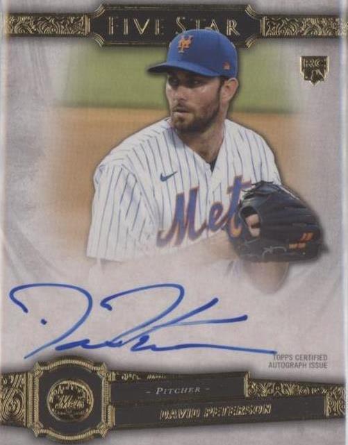 2021 Topps Five Star - David Peterson #FSA-DP