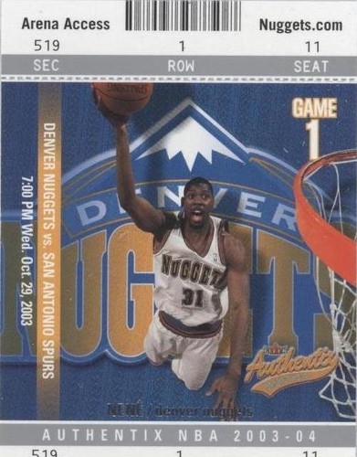 2003-04 Fleer Authentix - Nene #35