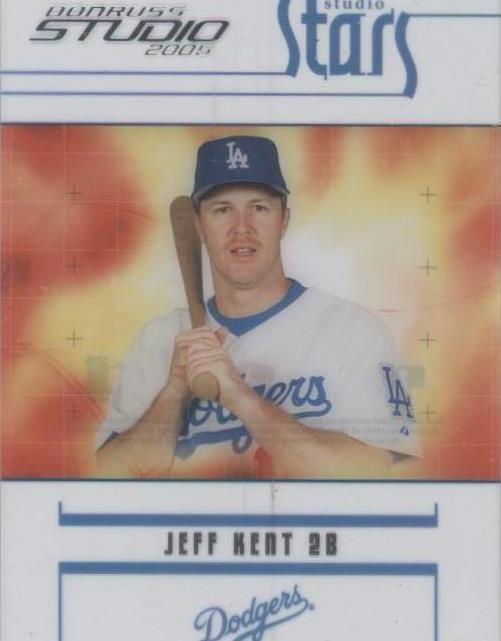 Jeff Kent Los Angeles Dodgers Baseball Sports Trading Cards Jeff Kent Los Angeles Dodgers Baseball Sports Trading Cards