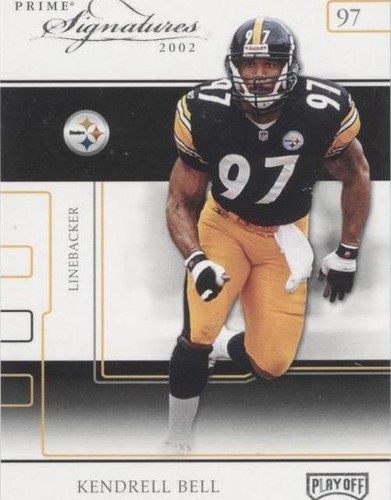 2002 Playoff Prime Signatures Kendrell Bell #43