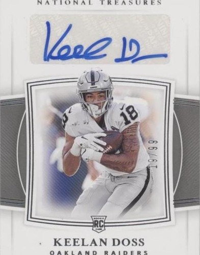 2019 Panini National Treasures Keelan Doss #153