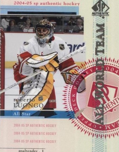 2004-05 SP Authentic - Roberto Luongo #116
