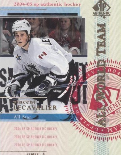 2004-05 SP Authentic - Vincent Lecavalier #143
