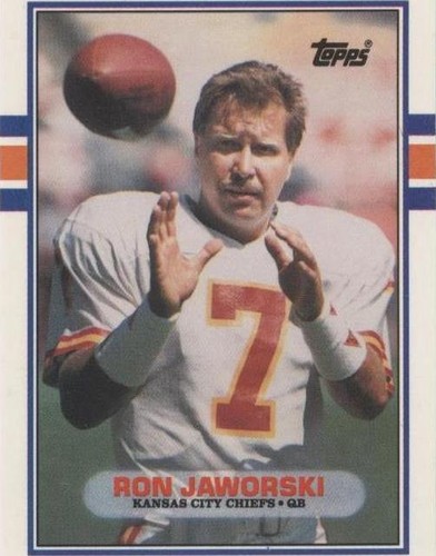 1989 Topps Traded Ron Jaworski #40T