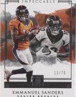 2018 Panini Impeccable Emmanuel Sanders #93