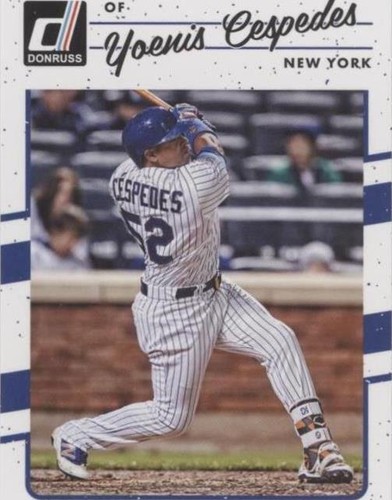 2017 Panini Donruss - Yoenis Cespedes #123
