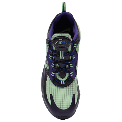 Nike Air Max 270 React Black Cool Grey Court Purple Mens Running All New Us Polybull Com
